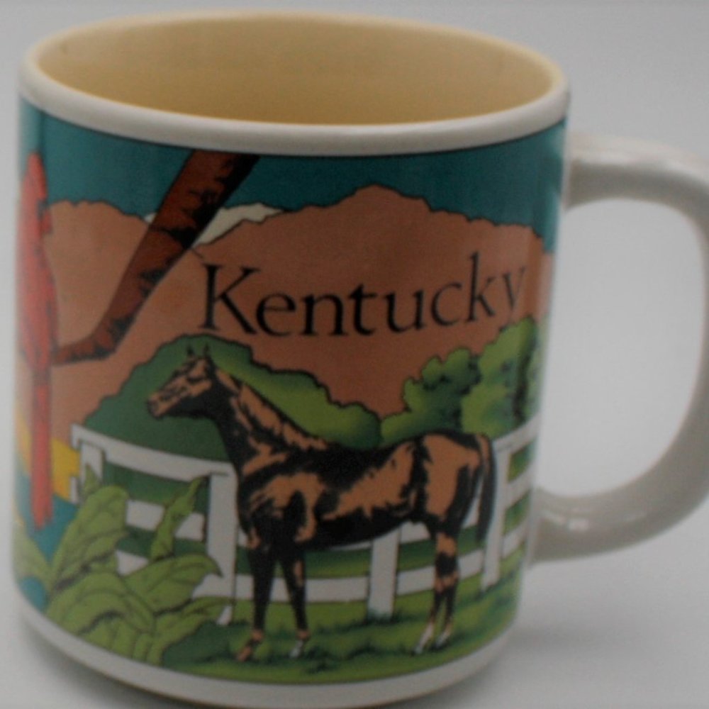 Kentucky Mug Vintage, Equestrian, Country.